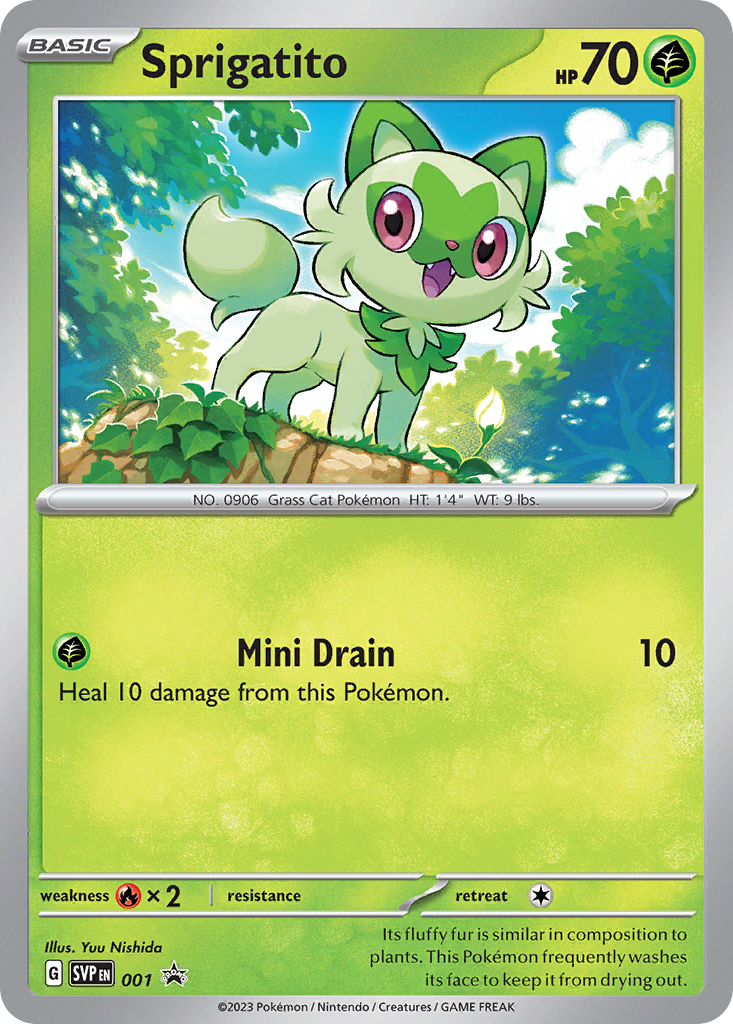 Sprigatito 001/196 Promo