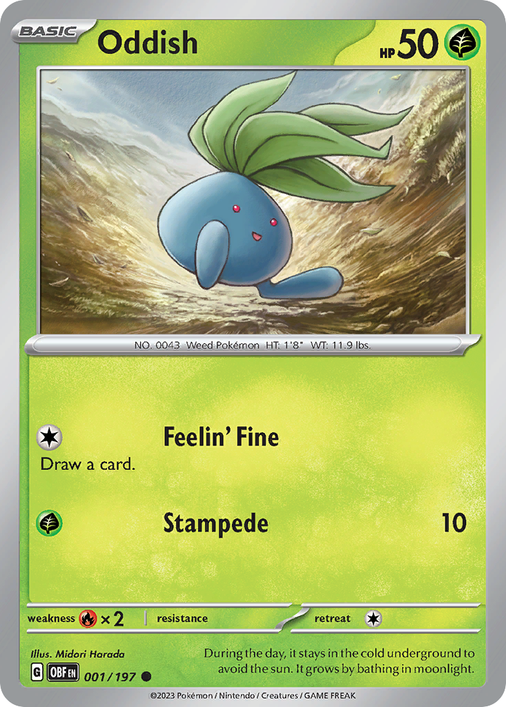 Oddish 001/230 Common