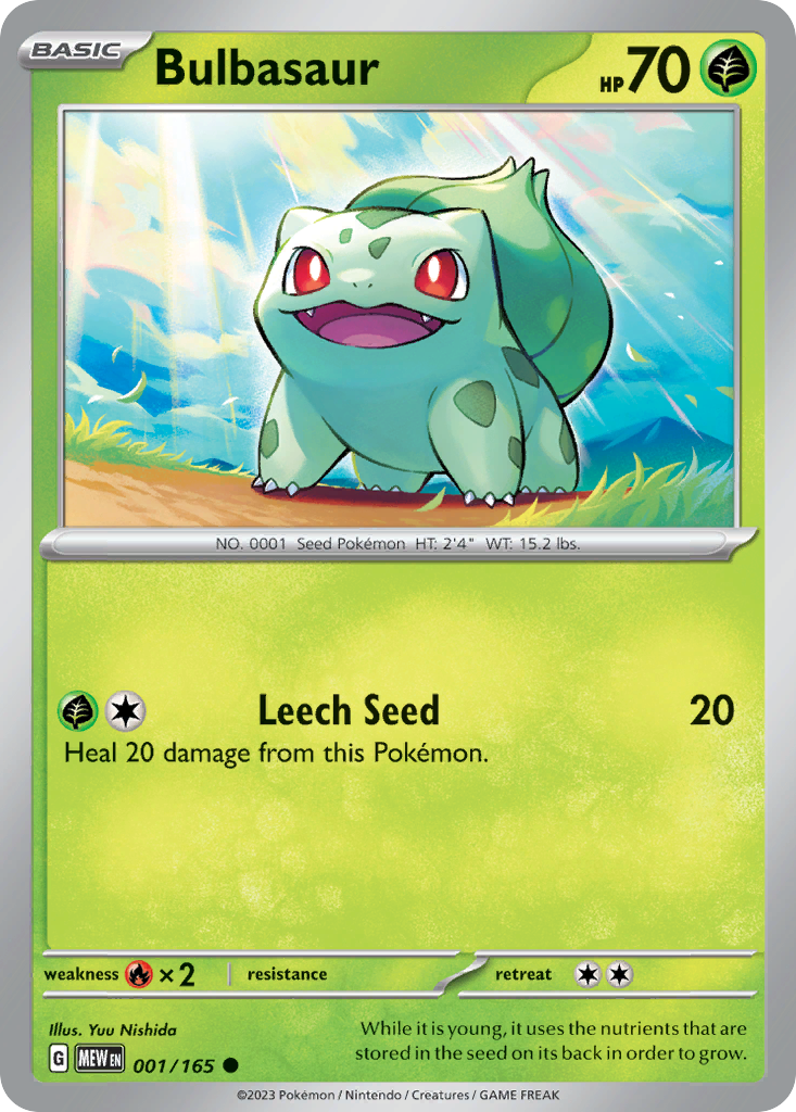 Bulbasaur 001/207 Common