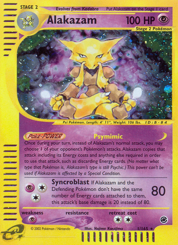 Alakazam 001/165 Rare Holo