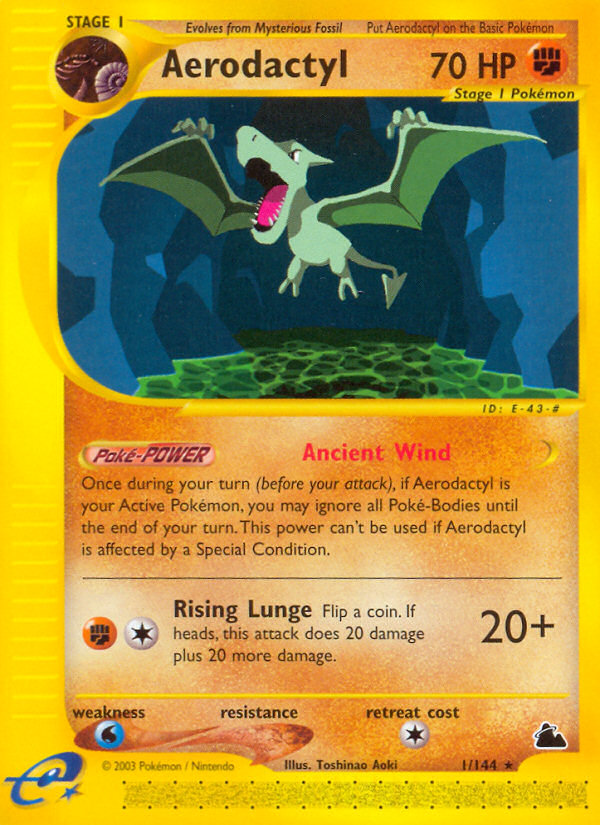 Aerodactyl 001/182 Rare