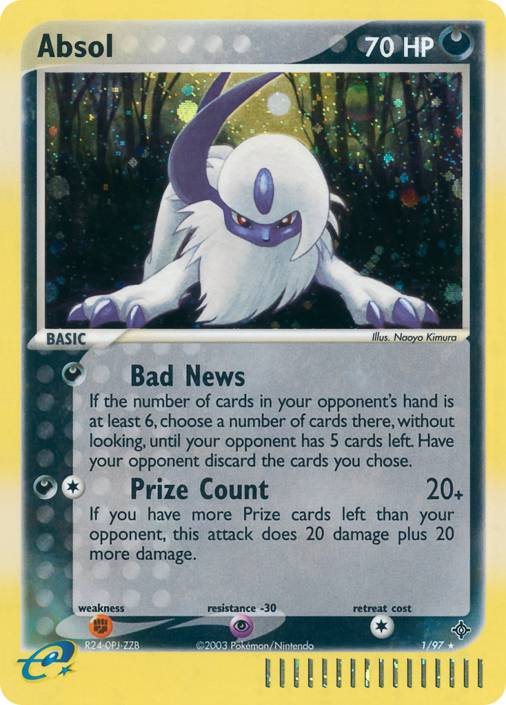 Absol 001/100 Rare Holo