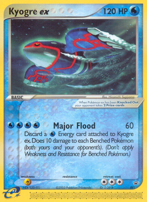 Kyogre ex 001/40 Promo