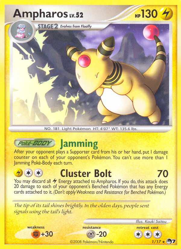Ampharos 001/17 Rare