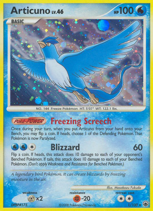 Articuno 001/100 Rare Holo
