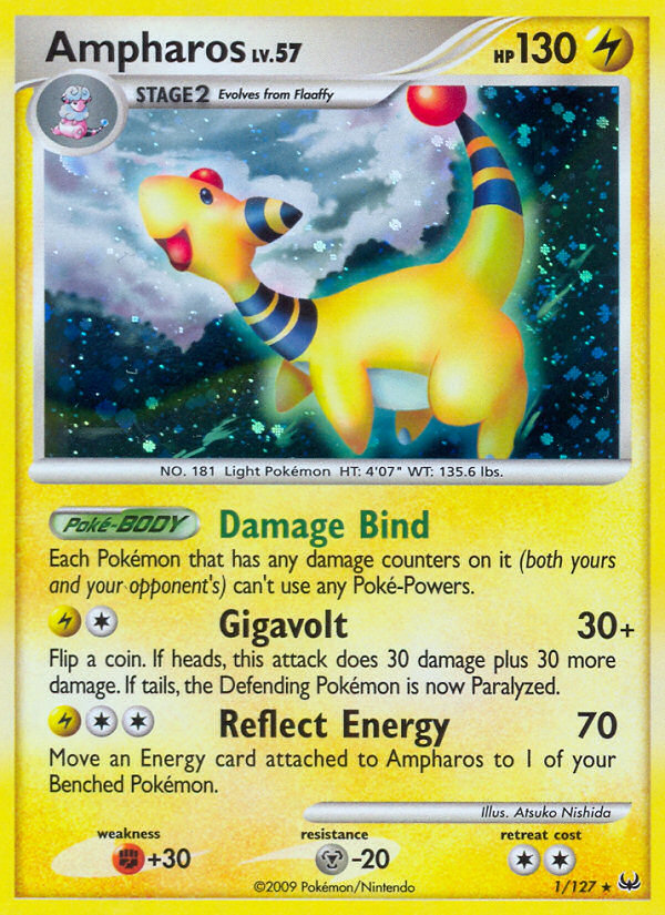 Ampharos 001/133 Rare Holo