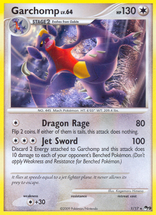 Garchomp 001/17 Rare