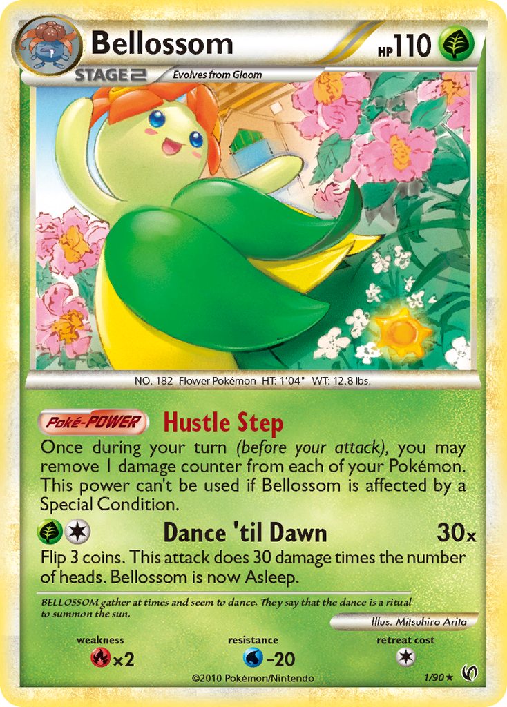 Bellossom 001/91 Rare Holo
