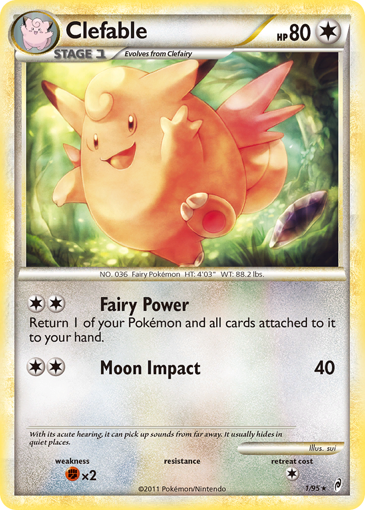 Clefable 001/106 Rare Holo