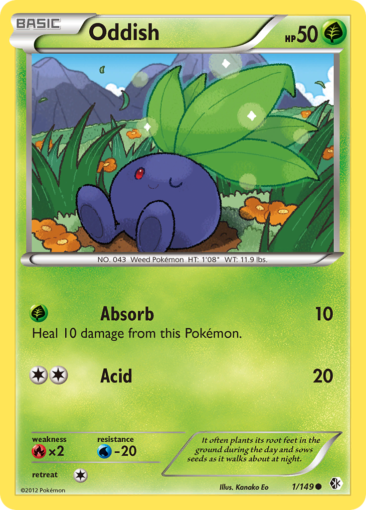 Oddish 001/153 Common