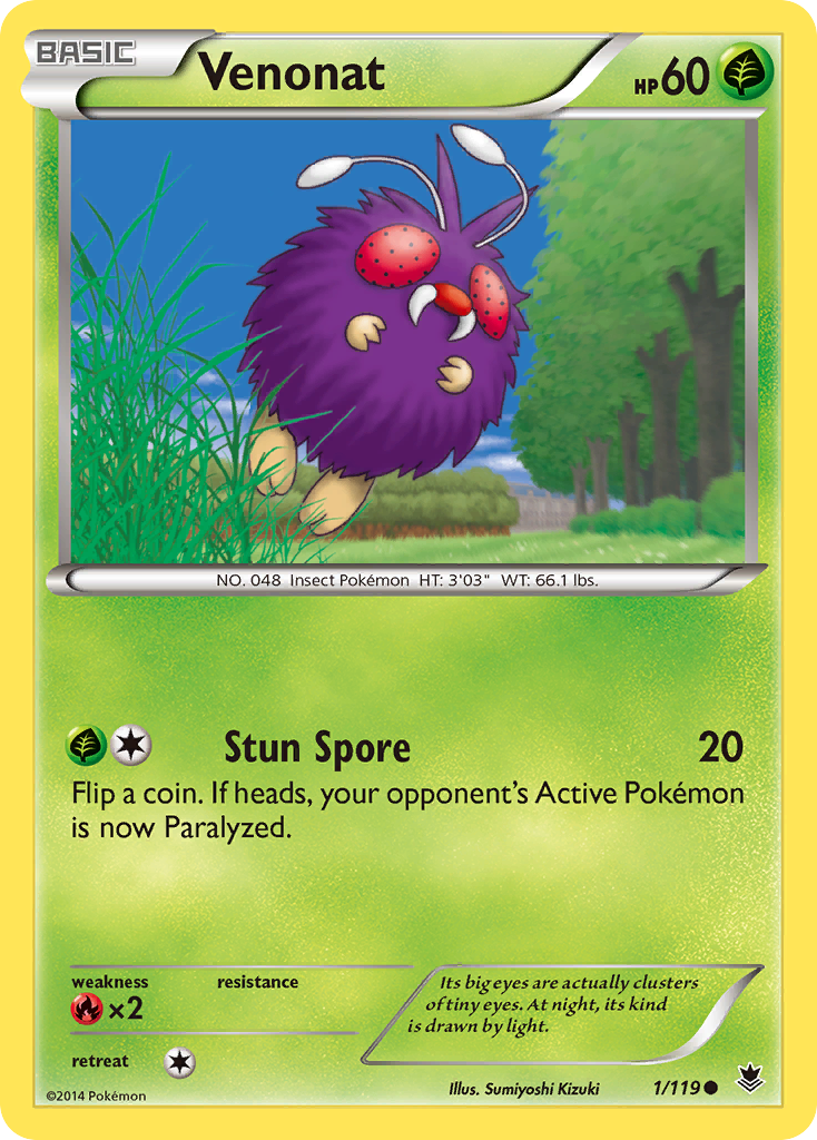 Venonat 001/124 Common