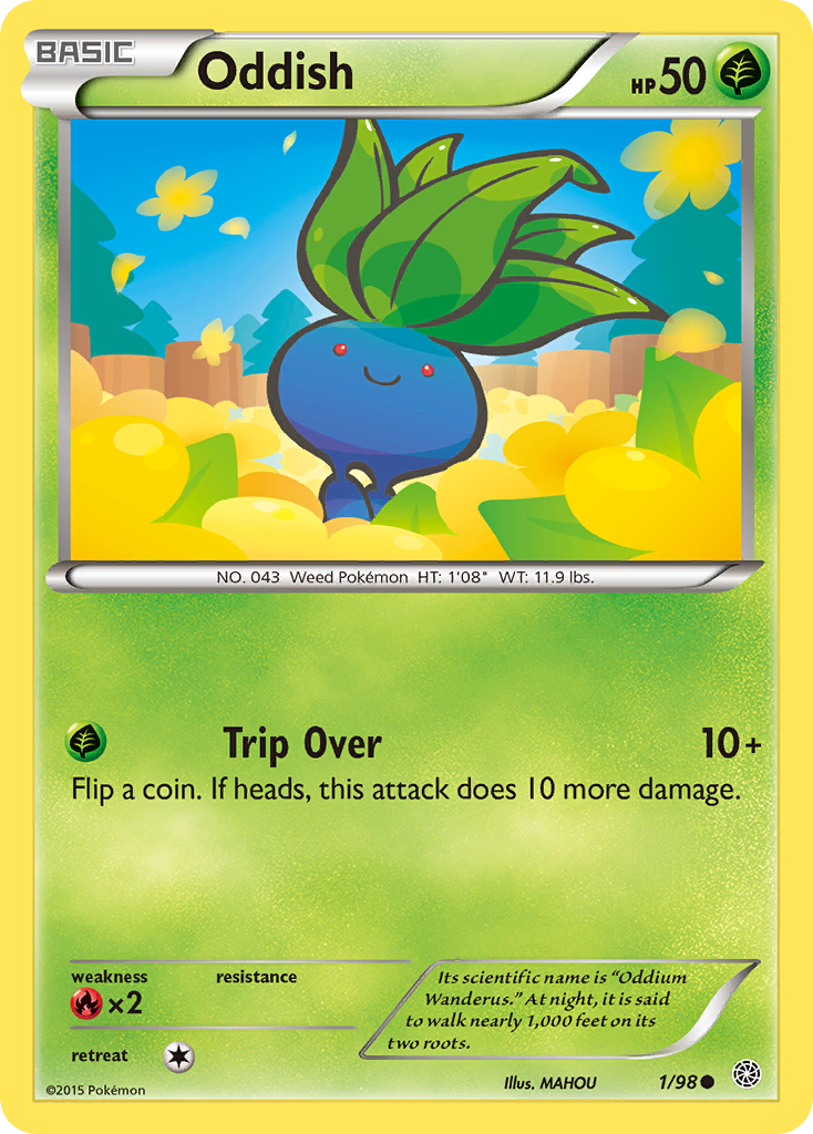 Oddish 001/100 Common