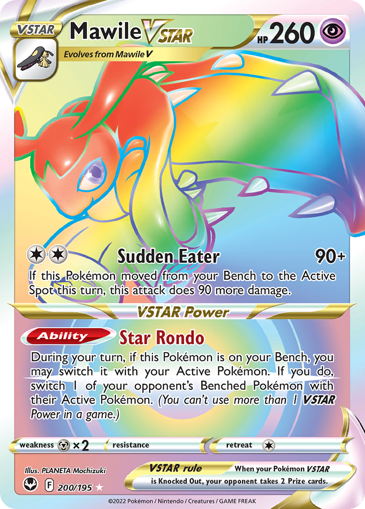 Mawile VSTAR 200/215 Rare Rainbow