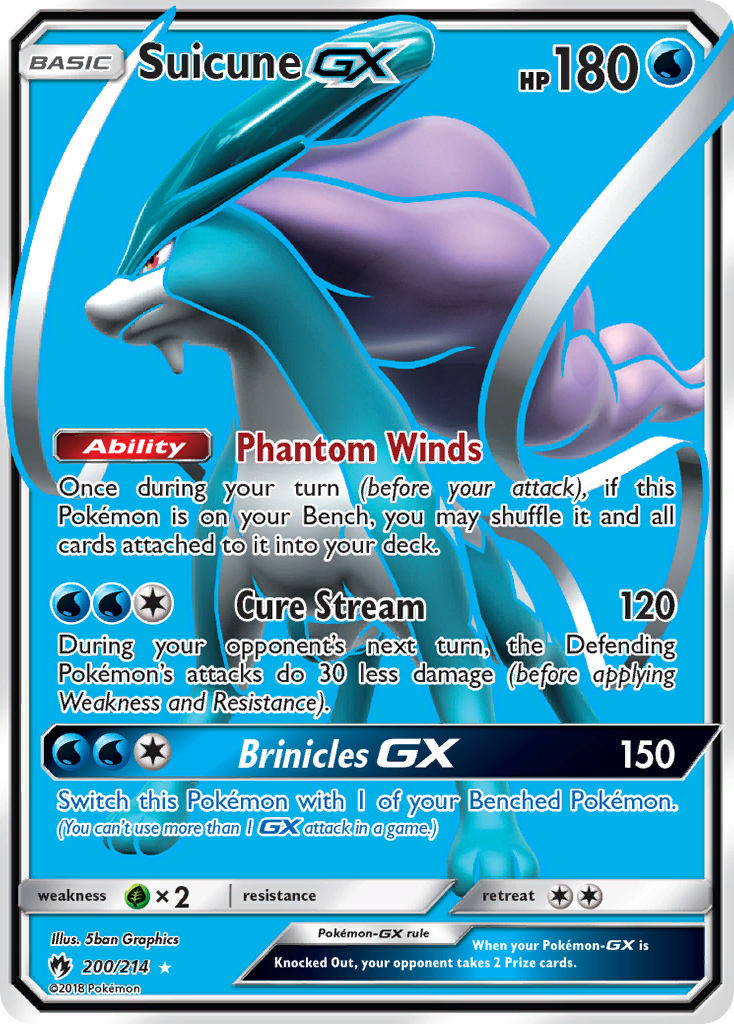 Suicune-GX 200/240 Rare Ultra