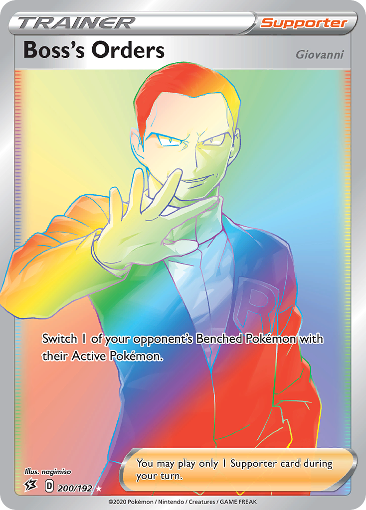 Boss's Orders 200/209 Rare Rainbow