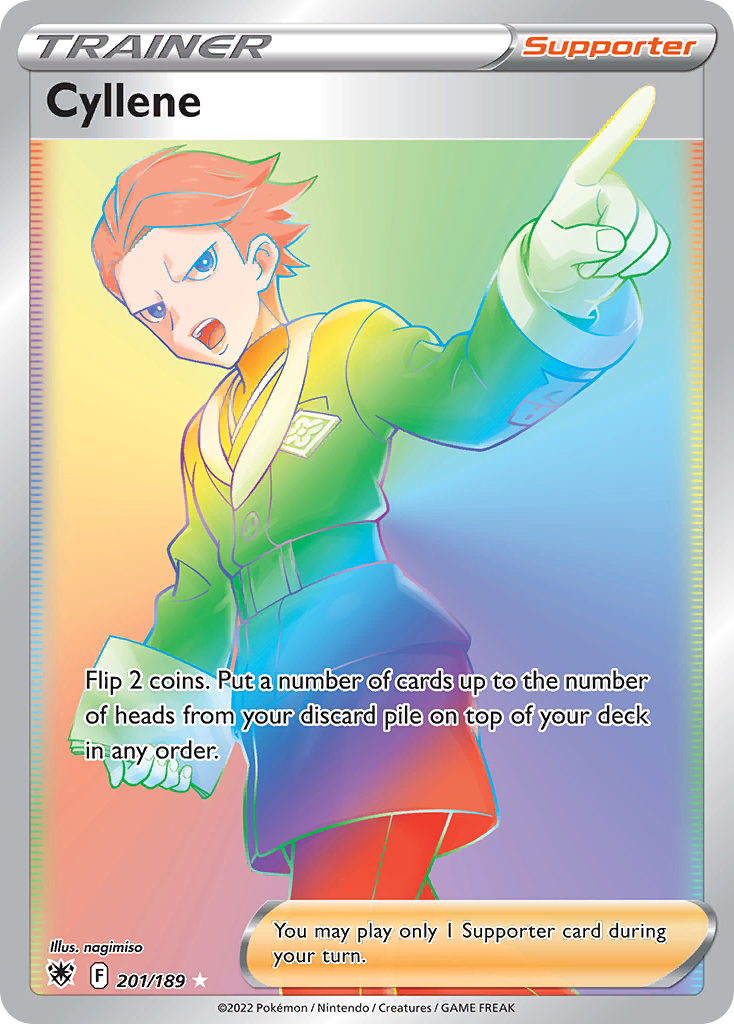 Cyllene 201/216 Rare Rainbow