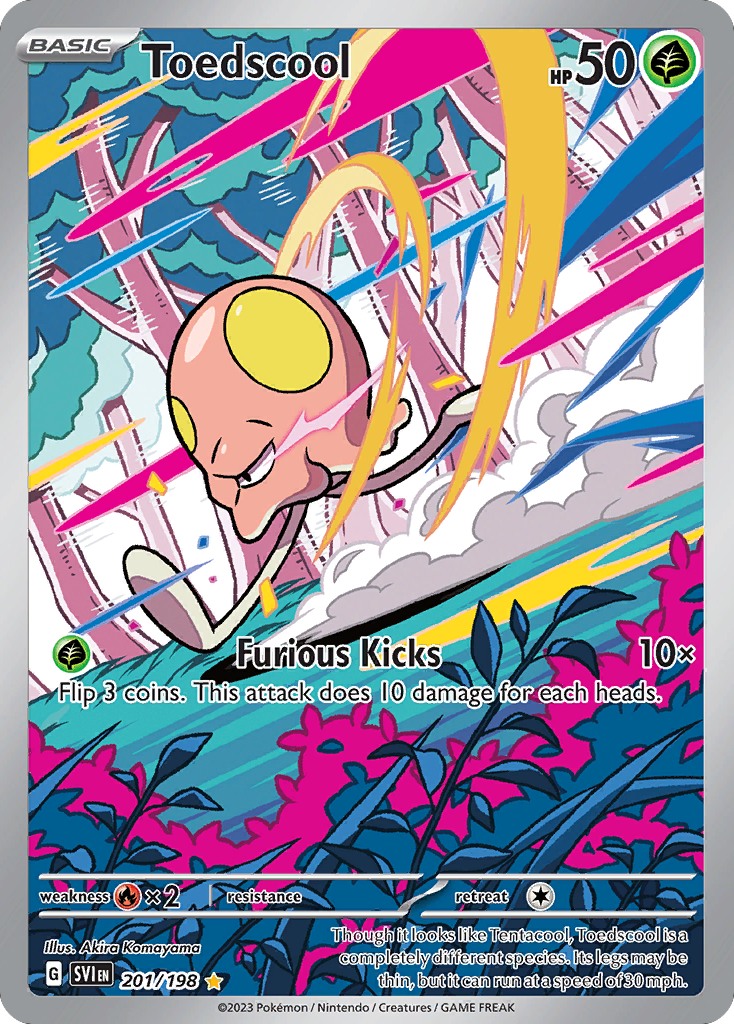 Toedscool 201/258 Illustration Rare
