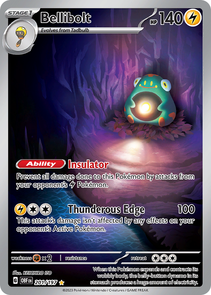 Bellibolt 201/230 Illustration Rare