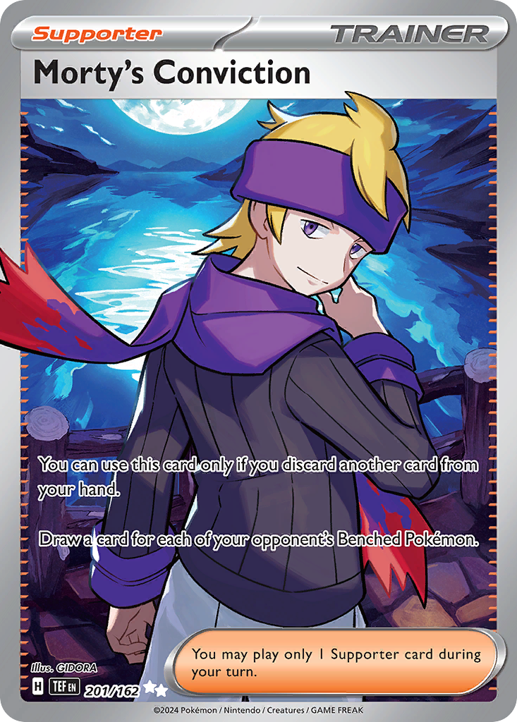 Morty's Conviction 201/218 Ultra Rare