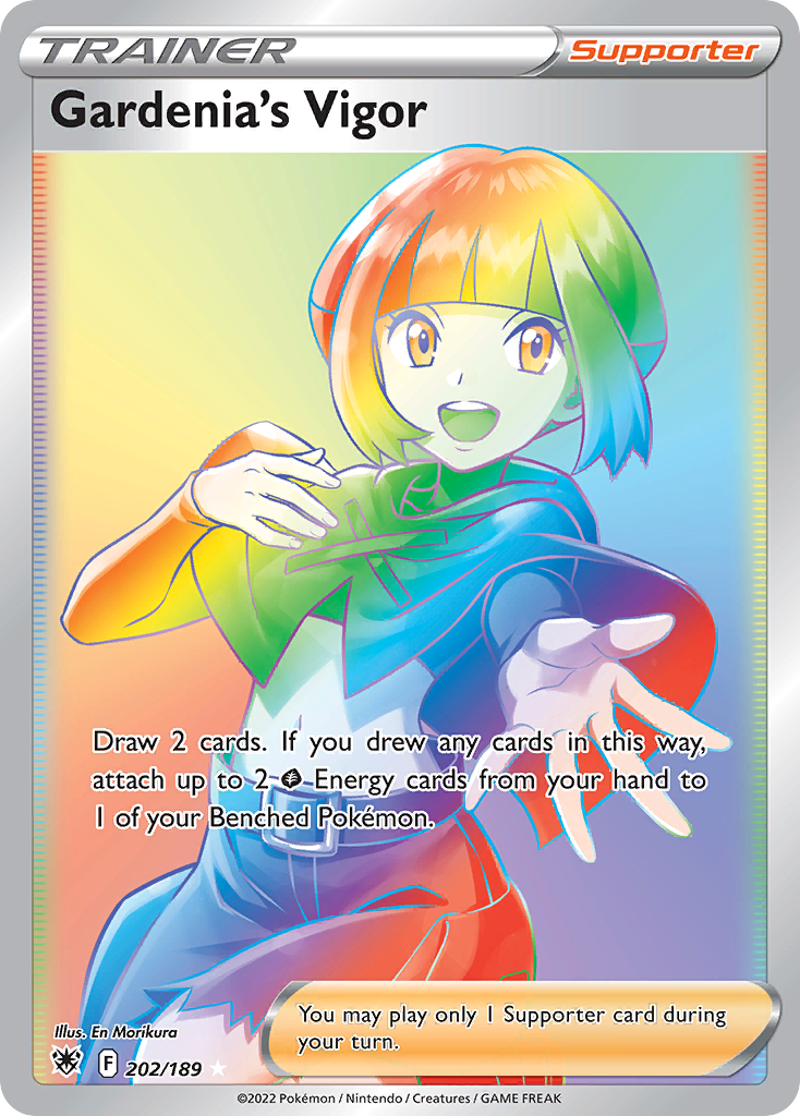 Gardenia's Vigor 202/216 Rare Rainbow