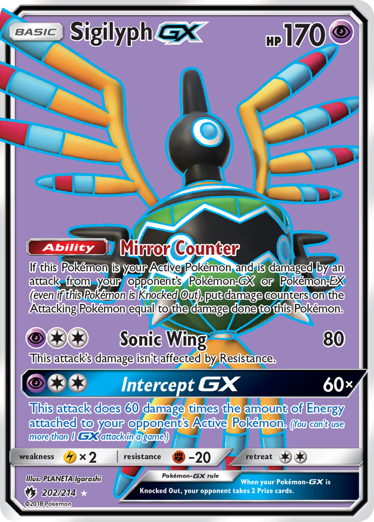 Sigilyph-GX 202/240 Rare Ultra