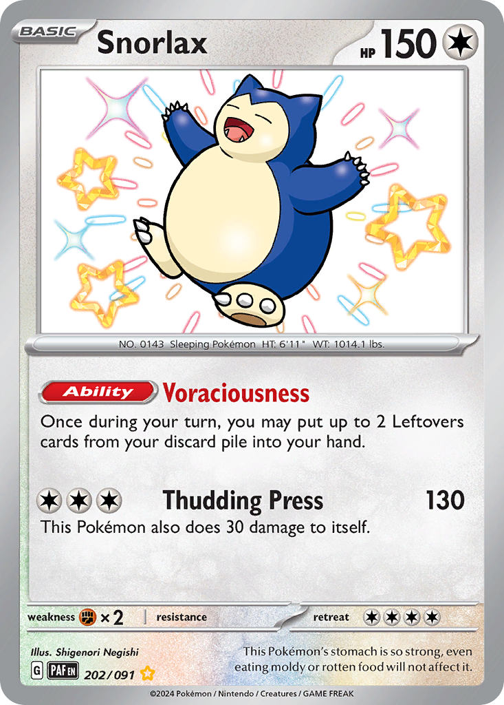 Snorlax 202/245 Shiny Rare