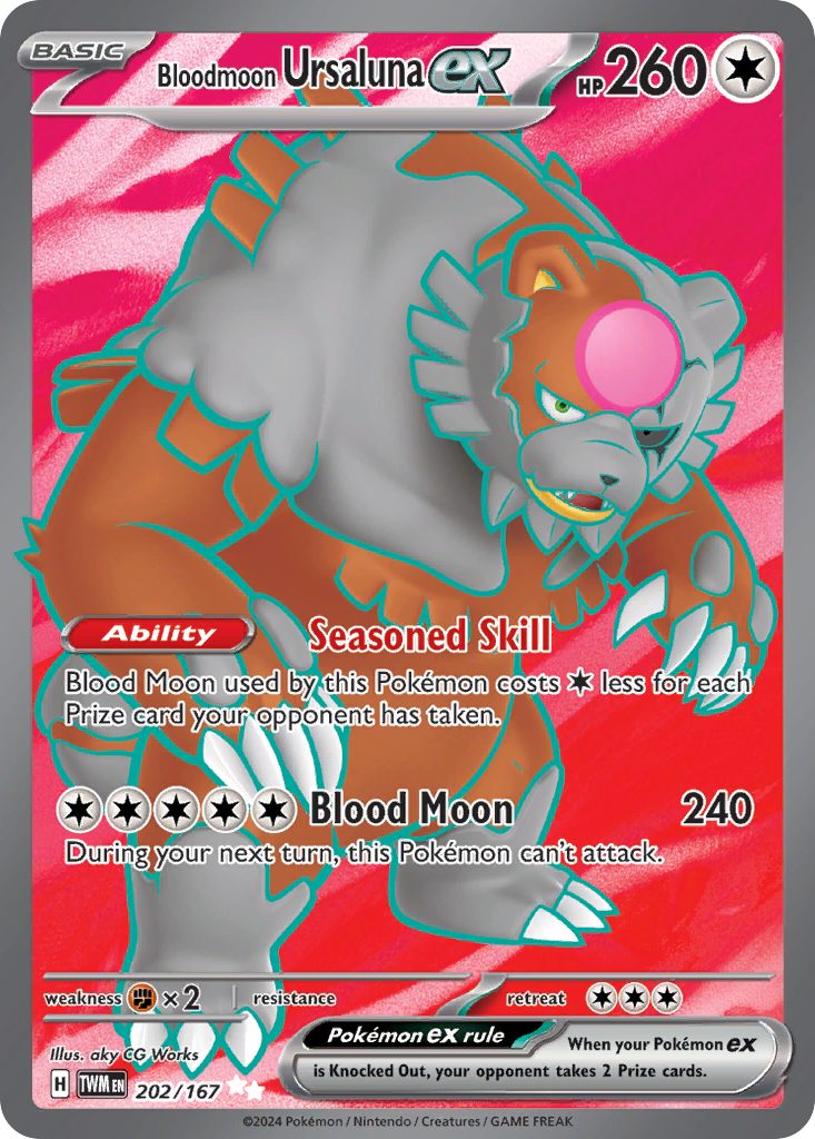 Bloodmoon Ursaluna ex 202/226 Ultra Rare