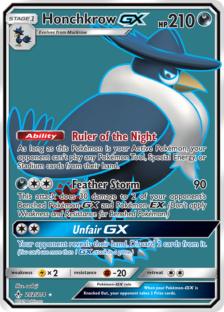 Honchkrow-GX 202/234 Rare Ultra