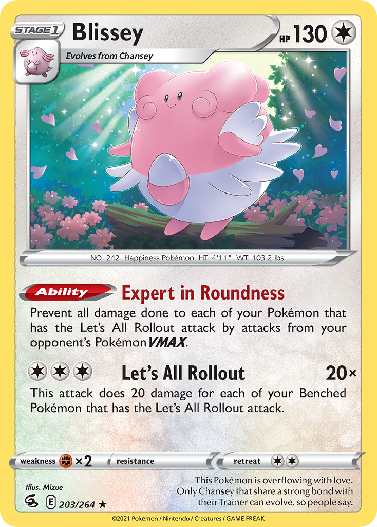 Blissey 203/284 Rare