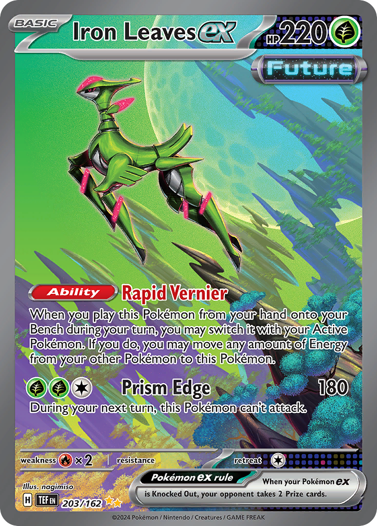 Iron Leaves ex 203/218 Special Illustration Rare