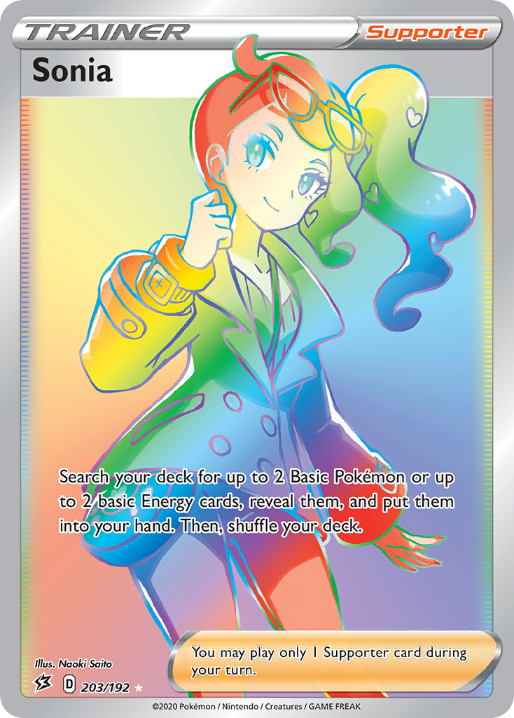 Sonia 203/209 Rare Rainbow
