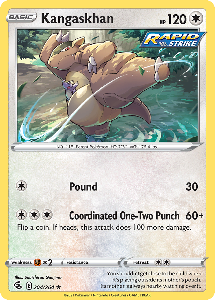 Kangaskhan 204/284 Rare