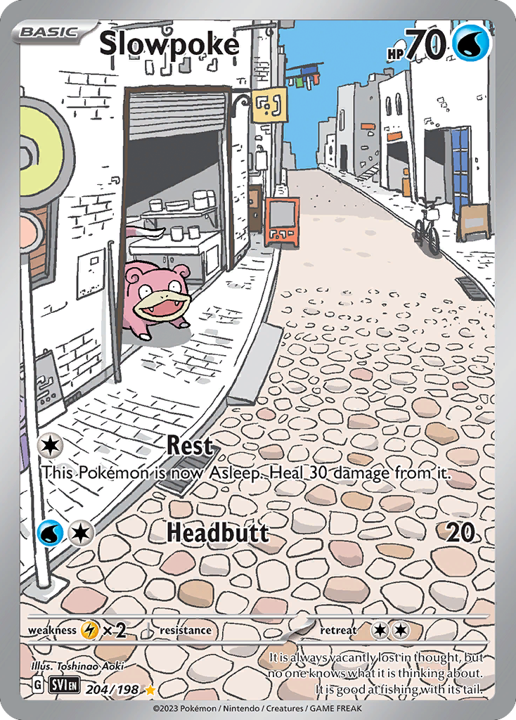Slowpoke 204/258 Illustration Rare