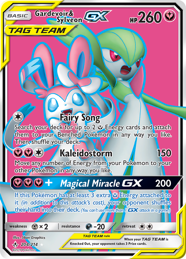 Gardevoir & Sylveon-GX 204/234 Rare Ultra