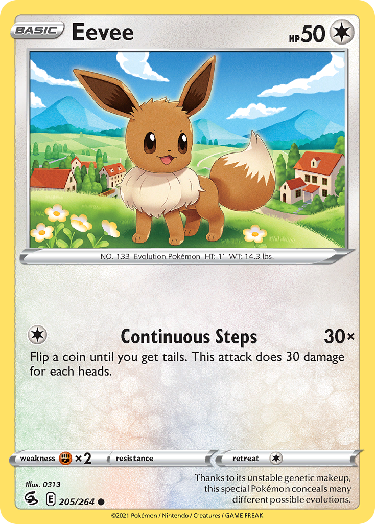 Eevee 205/284 Common