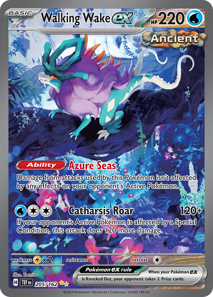 Walking Wake ex 205/218 Special Illustration Rare