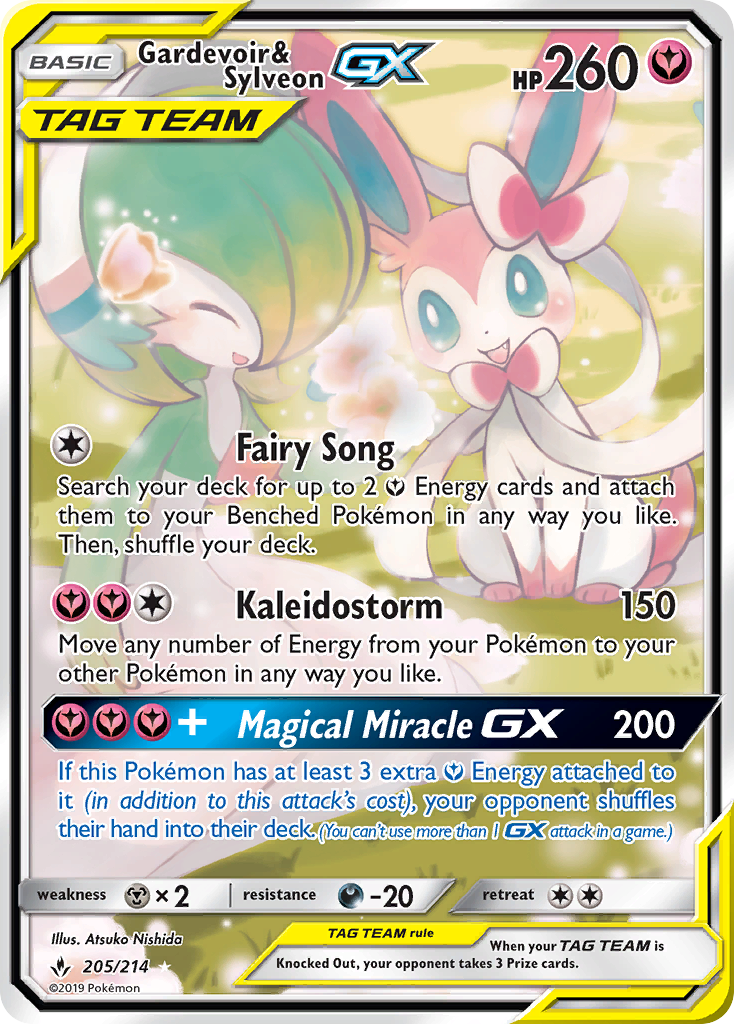 Gardevoir & Sylveon-GX 205/234 Rare Ultra