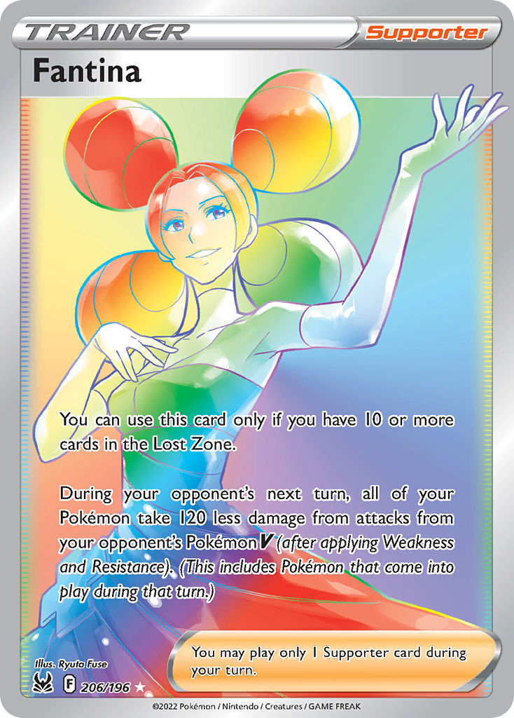 Fantina 206/217 Rare Rainbow