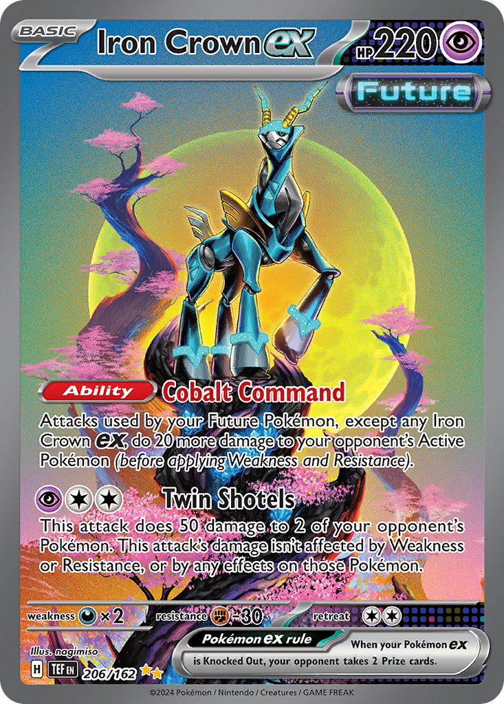Iron Crown ex 206/218 Special Illustration Rare