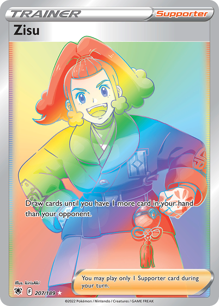 Zisu 207/216 Rare Rainbow