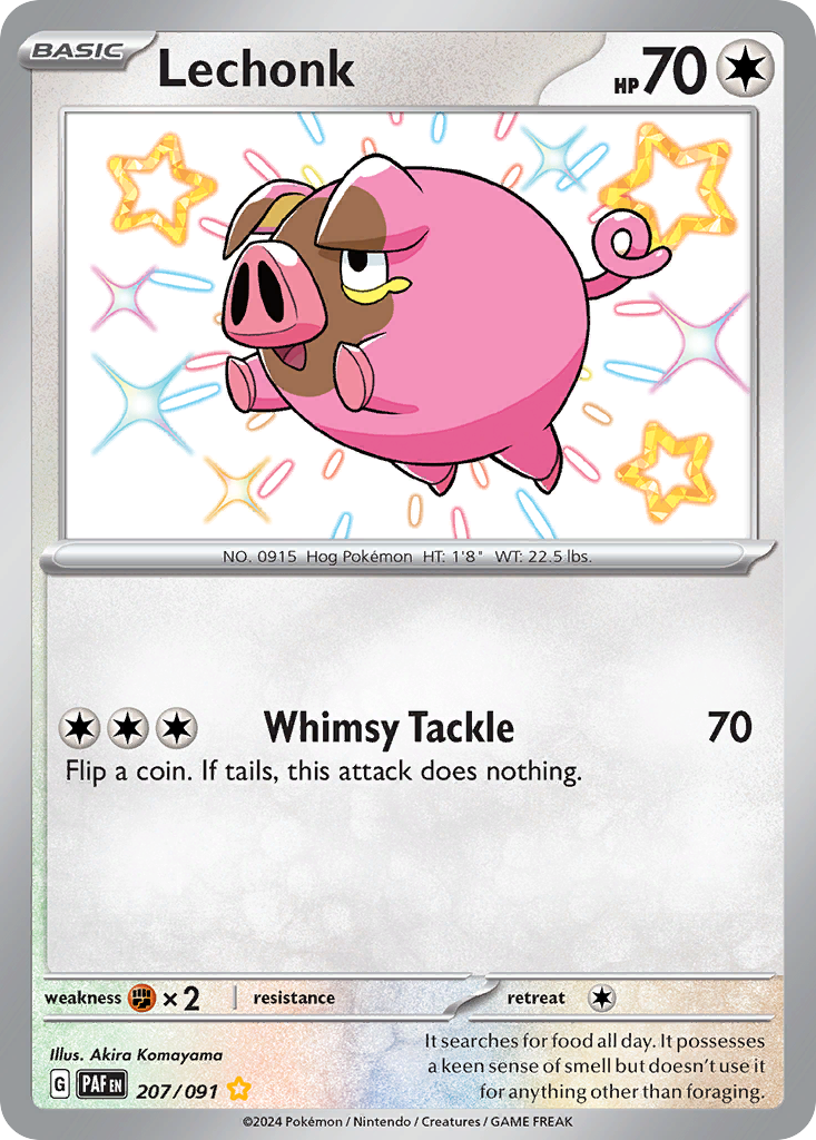 Lechonk 207/245 Shiny Rare