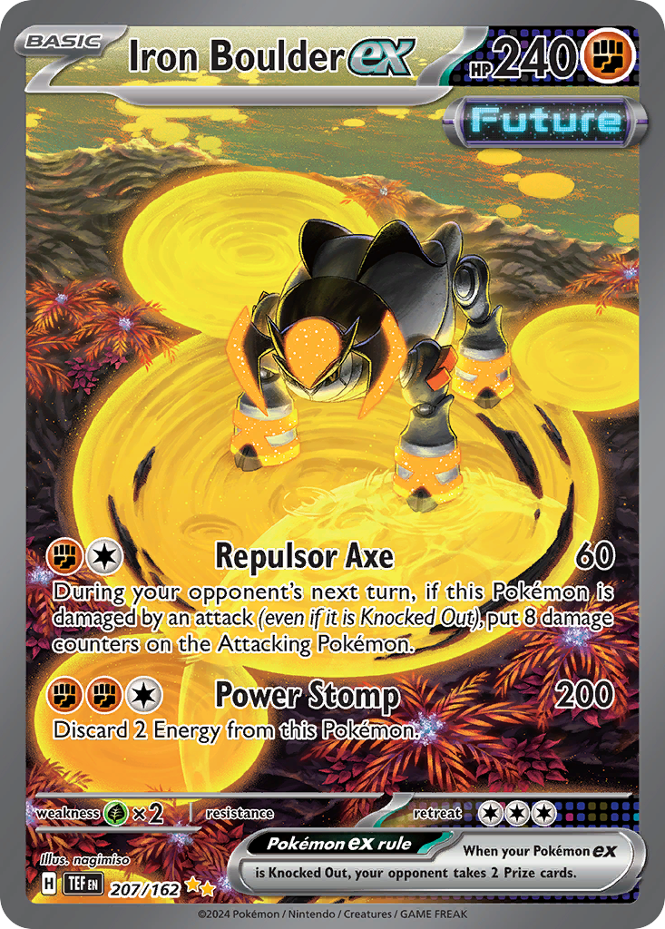 Iron Boulder ex 207/218 Special Illustration Rare