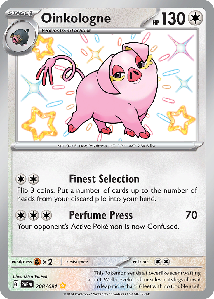 Oinkologne 208/245 Shiny Rare