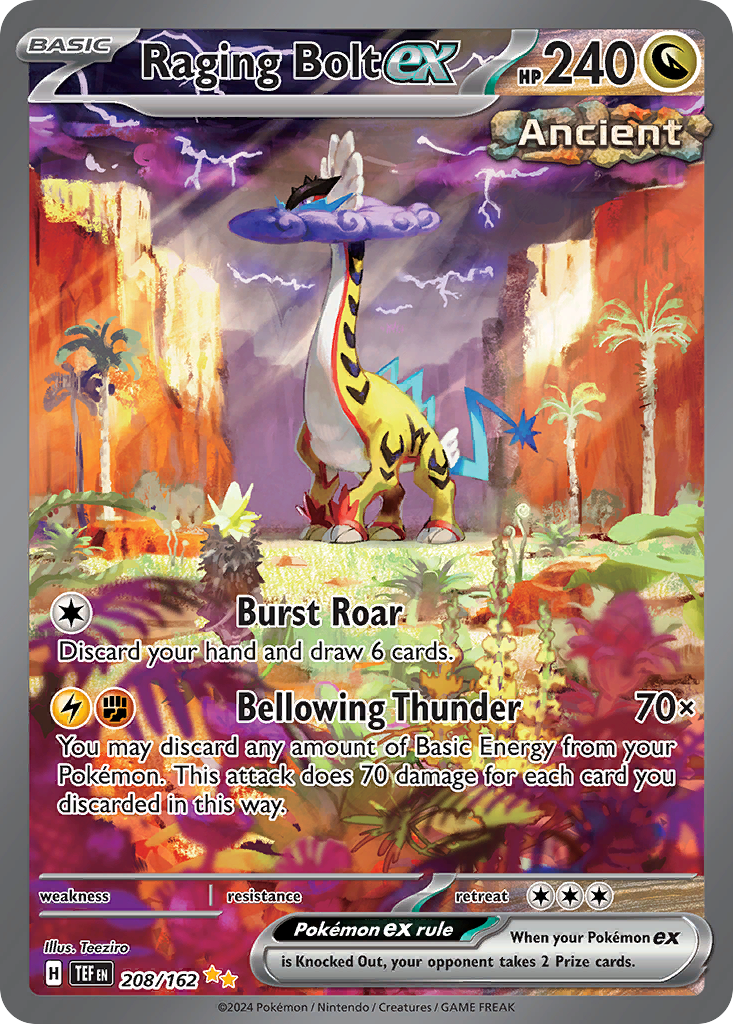 Raging Bolt ex 208/218 Special Illustration Rare