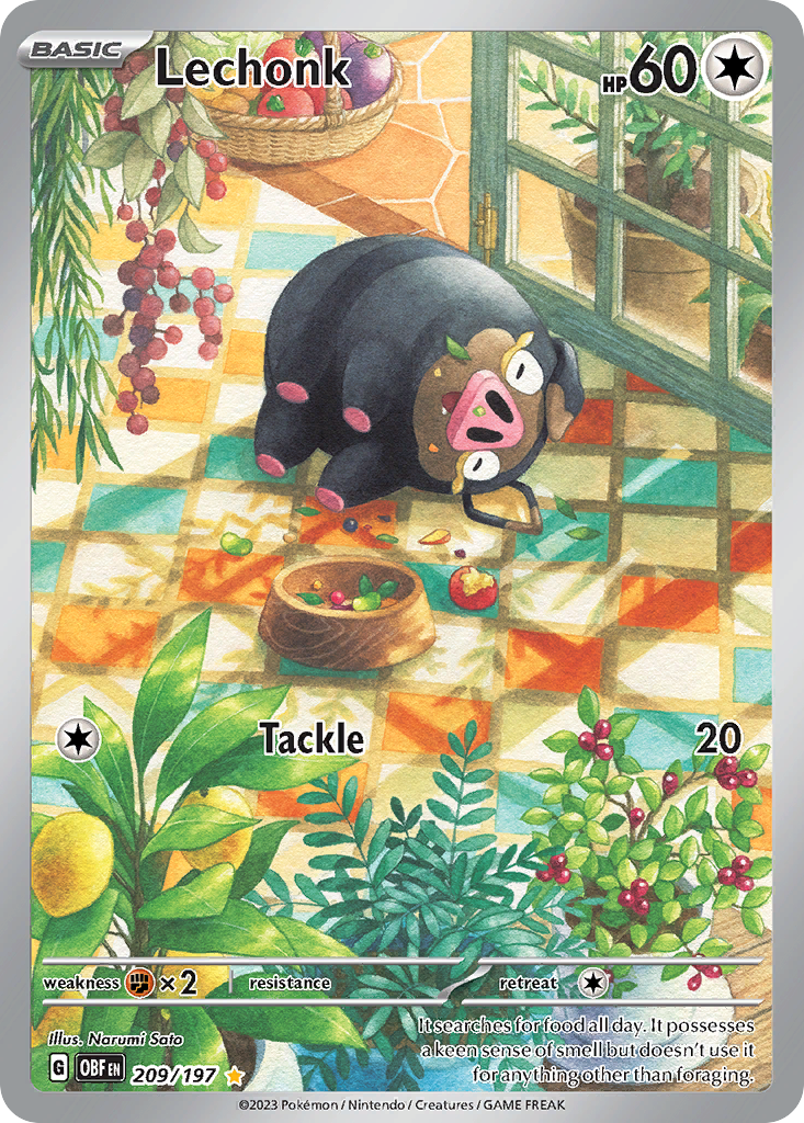 Lechonk 209/230 Illustration Rare
