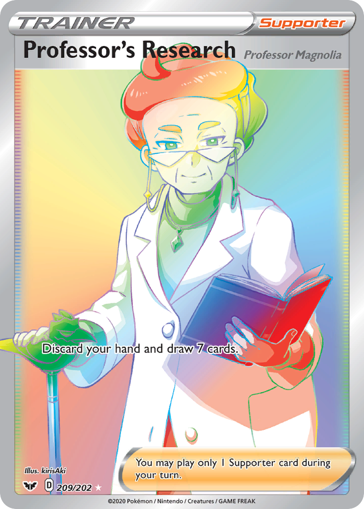 Professor's Research (Professor Magnolia) 209/216 Rare Rainbow