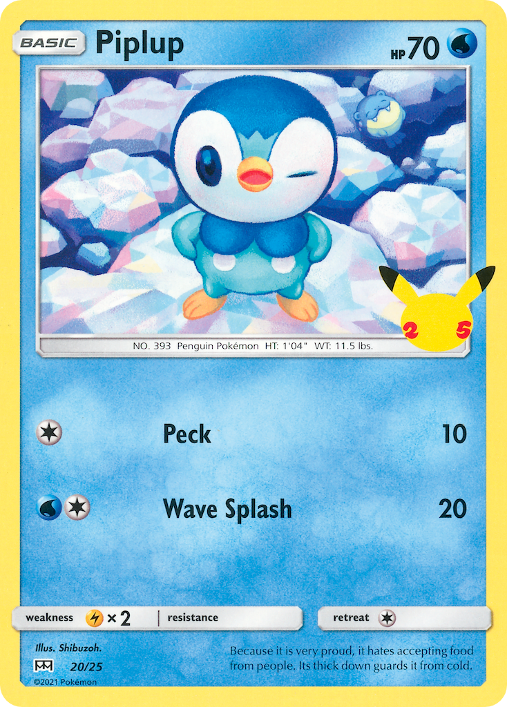 Piplup 020/25 Unknown