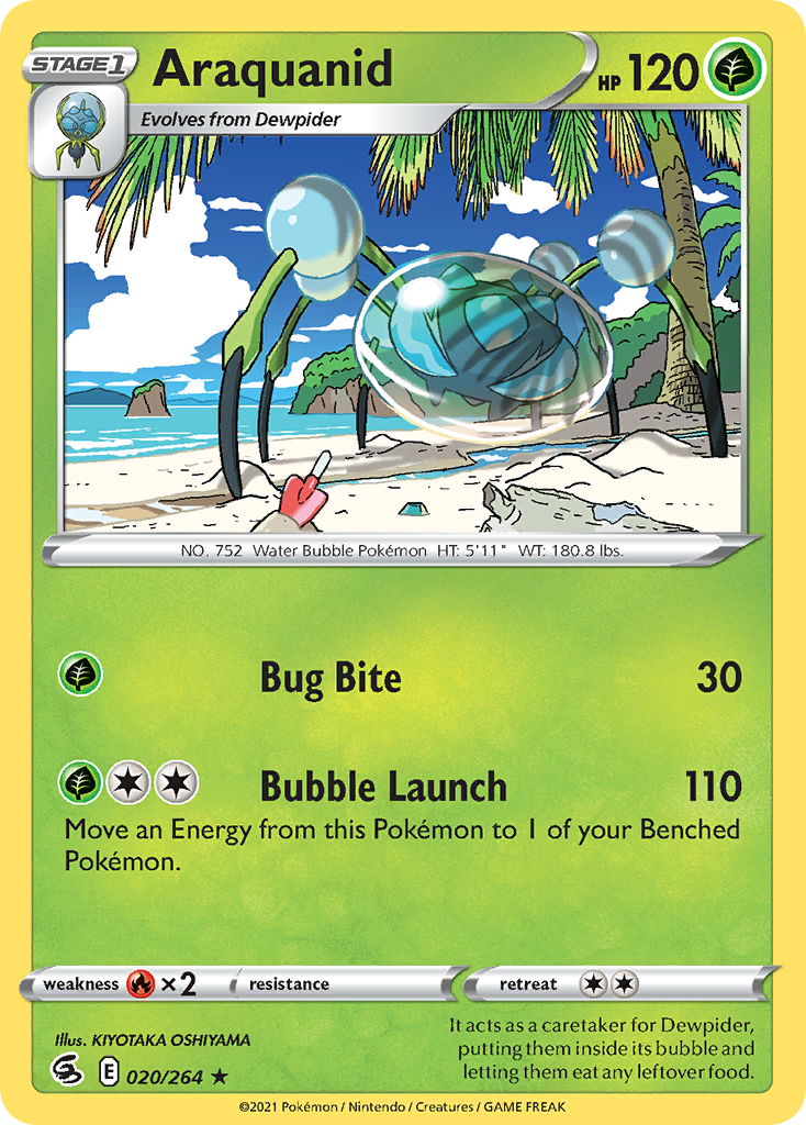 Araquanid 020/284 Rare