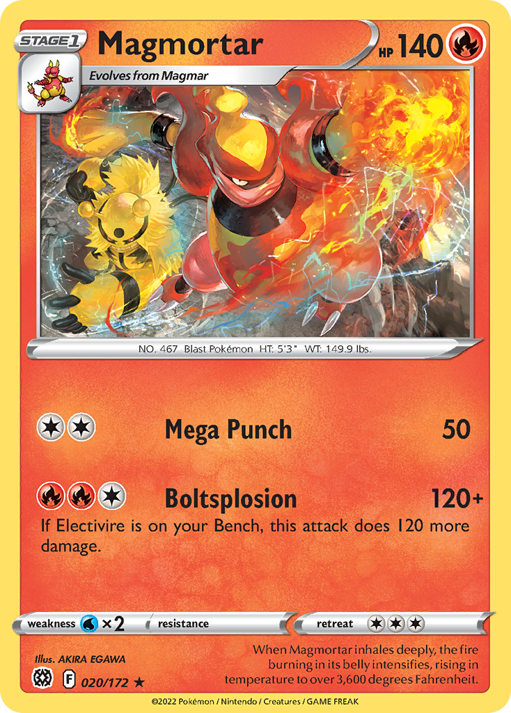 Magmortar 020/186 Rare