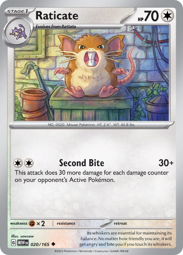 Raticate 020/207 Uncommon